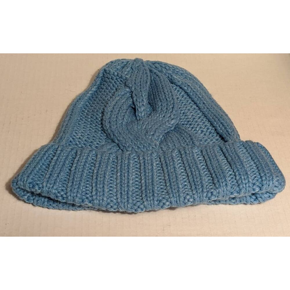 Modena Light Blue Knit Acrylic Beanie Winter Hat NWT Nordstrom Rack Winter cap